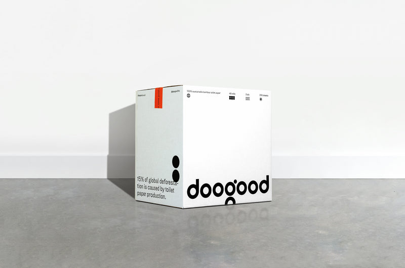 100% Bamboo Toilet Paper, 3-ply, Toxin-free, Zero Plastic - 48 rolls