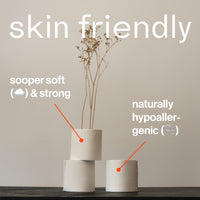 Skin-friendly bamboo toilet paper