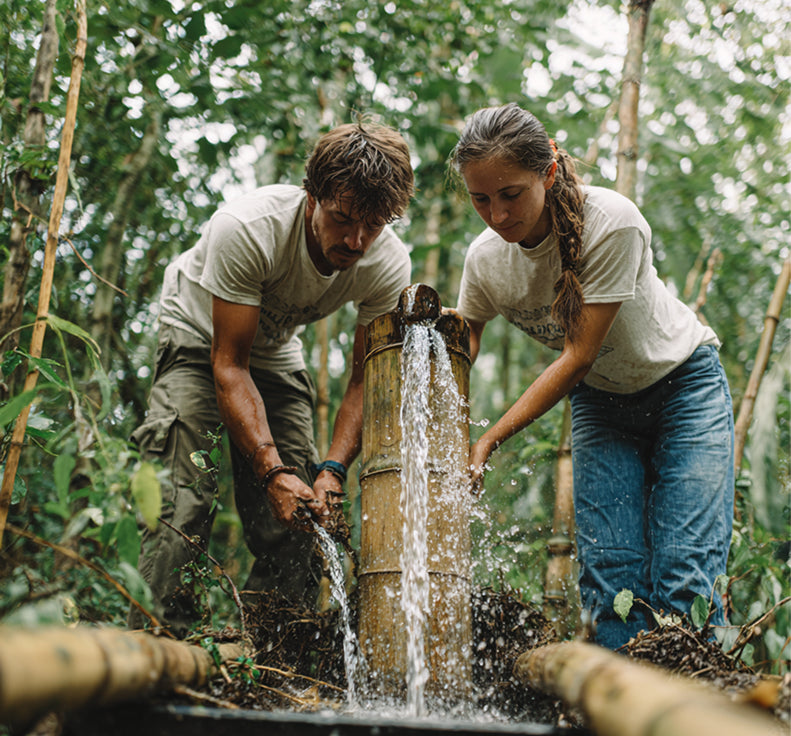 Bamboo water